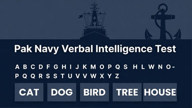 Pakistan Navy Verbal Intelligence Test